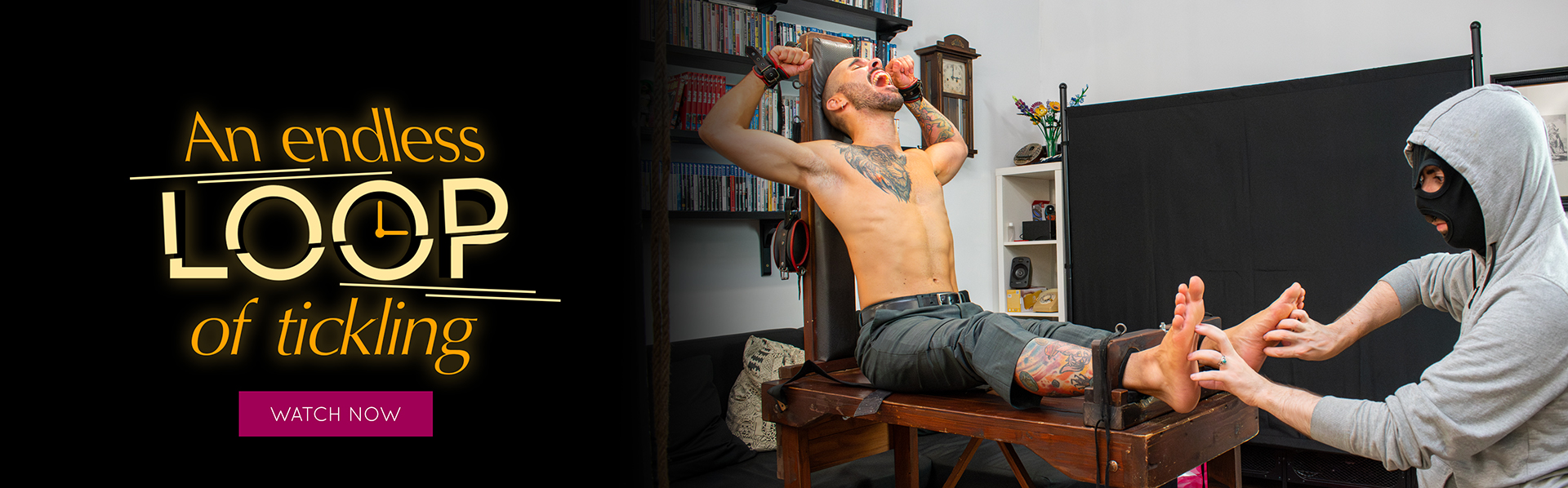 An endless loop of tickling